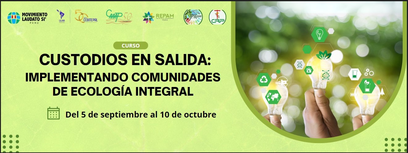 Custodios en salida: Implementando comunidades de ecología integral- 2024