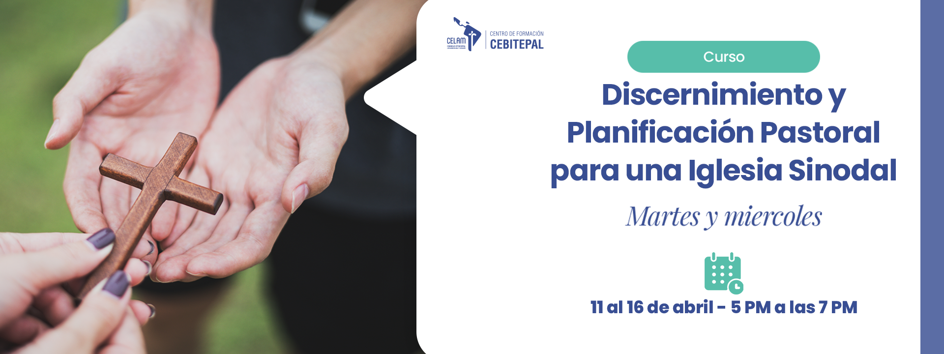 Curso - Discernimiento y Planificación Pastoral para una Iglesia Sinodal y Transformadora 