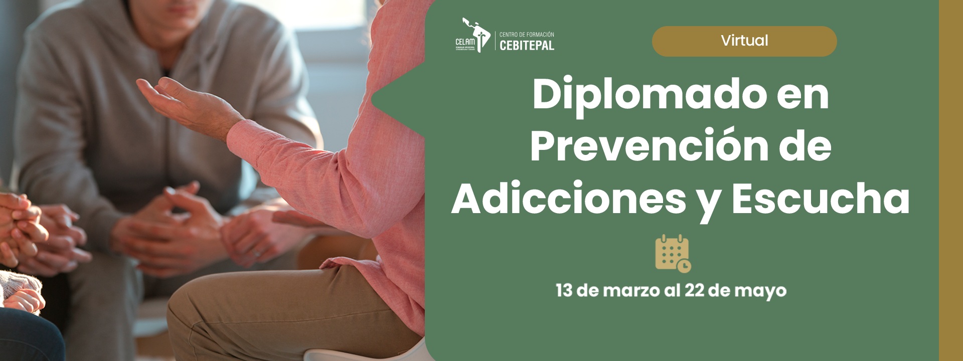 Diplomado en Prevención de Adicciones y Escucha - 2025